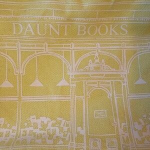 Daunt Books Mini Canvas Tote Bag (9 x 10 inches) re-wrap fair trade hand made